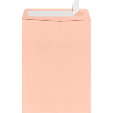 Imagem de LUXPaper Envelopes abertos de 9 x 12 | Peel & Press | Blush Pink | Texto de 36 kg | 250 Qtd