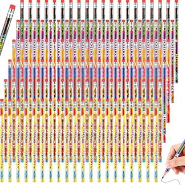 Imagem de Lápis de madeira para 100º dia de escola, lápis motivacionais para crianças, estudantes, atividades de aprendizagem em sala de aula (120 peças)
