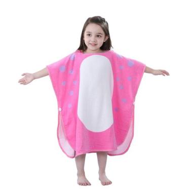 Imagem de Toalla de baño con capucha LOLANTA para niños, de tela felpa, diseño d