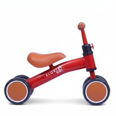 Imagem de Bicicleta de Equilíbrio Infantil Sem Pedal – Para Crianças a Partir de 1 Ano | Desenvolve Coordenação Motora e Equilíbrio | Leve, Segura e Ideal Para Uso Interno e Externo (Vermelho)