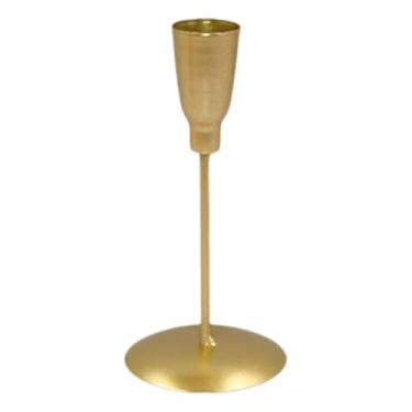 Imagem de WeiLaiKeQi Porta-velas, centro de mesa, banquete, sala de jantar, aniversário, multiuso, para casa, festas, casamento, ornamento de ferro, Ouro Puro