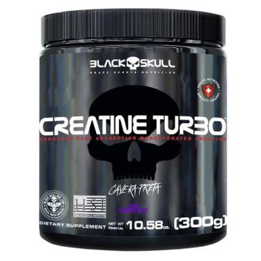 Imagem de Creatine Turbo Uva 300 G - Black Skull, 1 Unidade, Uva