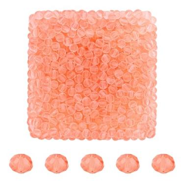 Imagem de Mandala Crafts Contas de cristal briolette rosa de 3 mm – 1500 contas de vidro facetadas para fabricação de joias, suprimentos de contas, artesanato DIY, pulseiras, colares, brincos e contas