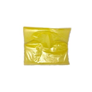 Imagem de Saco De Lixo 60 Litros Colorido Amarelo Comum Com 100 Unid.
