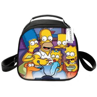Imagem de Lancheira Cooler Bag Food Anime Simpsons Portable Bento - Yiweisai