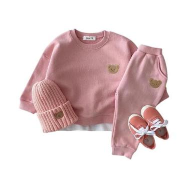 Imagem de Conjunto De Roupas De Outono Para Bebês Meninos E Meninas, Moletom Esp