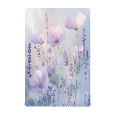 Imagem de STAYTOP Lindo lençol de berço para meninos e meninas, lençol com elástico para berço padrão e colchão infantil, de microfibra supermacia, 132 x 71 cm