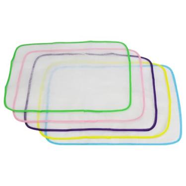 Imagem de YuGtcen 5 peças de pano de pressão para passar a ferro, pano resistente ao calor, capa protetora de malha para vários tecidos (cores sortidas)