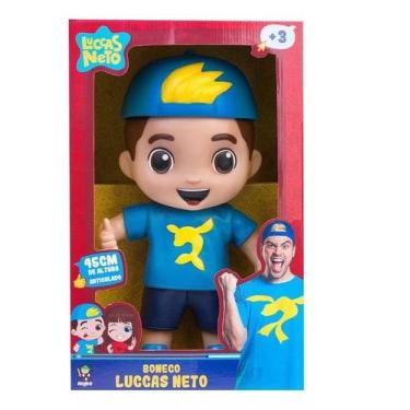 Imagem de Boneco Youturber Luccas Neto Grande Articulado 45cm - Mimo