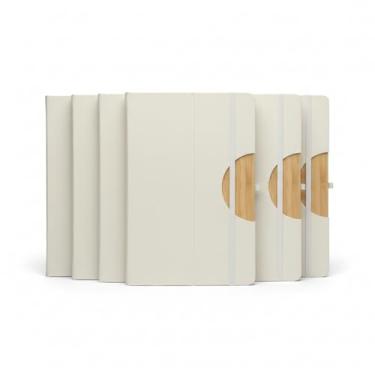 Imagem de Caderno Ecológico com Suporte para Smartphone, Capa de Caixa de Leite, Detalhes em Bambu, 80 Folhas Pautadas Bege, 21x14,5cm (5)