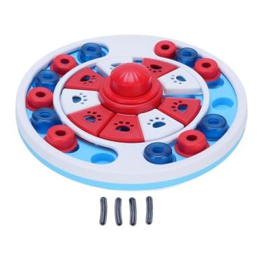Imagem de Brinquedo de quebra-cabeça para cães com alimentação lenta, brinquedo interativo de treinamento, brinquedos de enriquecimento para cães e gatos, estimulam a inteligência do animal (Vermelha)