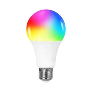 Imagem de Lâmpada LED Inteligente E27 Bluetooth 220V 9W 15W 18W Controle Remoto 