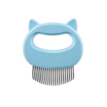 Imagem de Pente para Gato Massager de Remoção Pelos Pet Ferramenta Higiene Lavável Gatos Filhotes e Cães