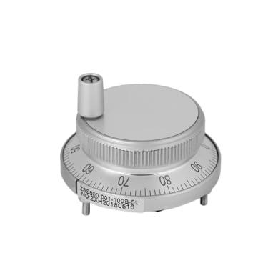 Imagem de Estink 60mm CNC Pulse Encoder Manual de Controle Manual para Fresadora CNC Com 100 Posições de Parada Engrenagem de Metal 5V Proteção IP54 (Branco)