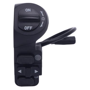Imagem de Alomejor Interruptor de Luz da Scooter Elétrica, Interruptor Integrado Com a Função do Chifre do Farol de Giro para a Substituição Ciclismo