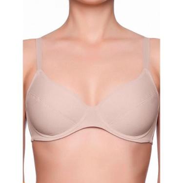 Imagem de Sutiã Sustentação Com Aro sem Bojo Forro duplo Forrado Algodão 51232 -