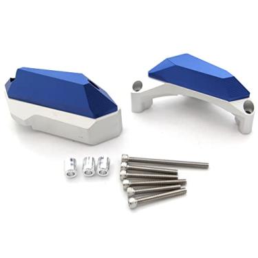 Imagem de Arashi No Cut Motor Frame Sliders Crash Pads Protector para Yamaha YZF R3 R25 2013-2020, acessórios de motocicleta peças azul