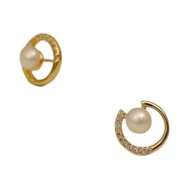 Imagem de Novos brincos modernos de estilo coreano brincos super brilhantes brin