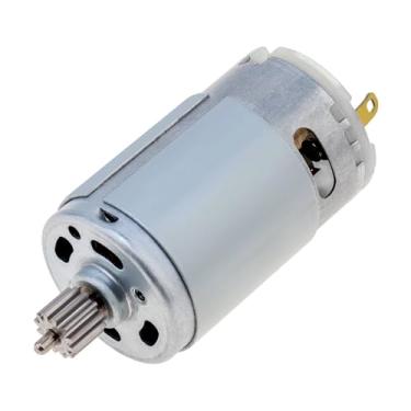 Imagem de ROUPWKWO Acionador de partida eletrônico 390 DC 12 dentes 3,7 V 3500 RPM alta velocidade grande engrenagem de torque para motor de escova/pequenos eletrodomésticos