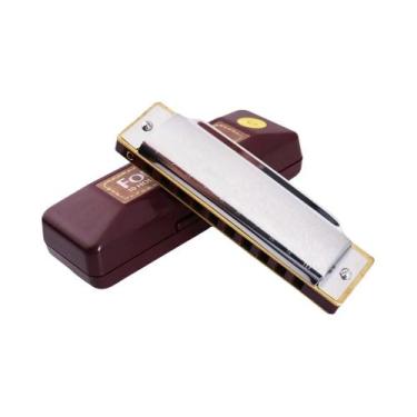 Imagem de Gaita instrumento musical blues pistas boca harpa gaita harmônica acor