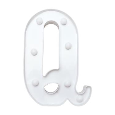 Imagem de Letras de letreiro de LED, letras iluminadas, letras para decoração de parede, perfeitas para festas, casamentos, decorações de lojas (Q), placa de quintal à prova d'água com efeito neon