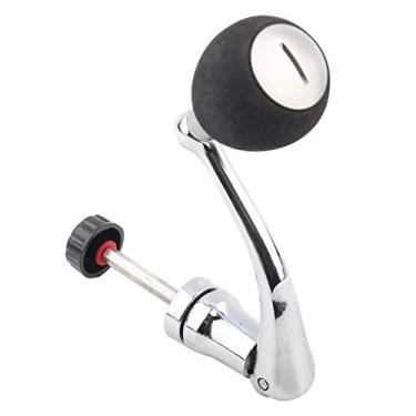 Imagem de Generic Aperto de Substituição de Alça de Carretel Resistente de Metal para Carretel Giratório, Acessório de Reparo Resistente para Pescadores, Feito de Metal Premium e EVA (4000 5000 6000 tamanho