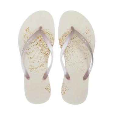 Imagem de Chinelo Cavalera Águia Glitter Feminino - Off White - Femininos tamanh
