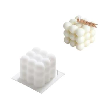 Imagem de Molde De Silicone Grande Com 6 Cavidades Para Velas, Bolos Mousse, Cho