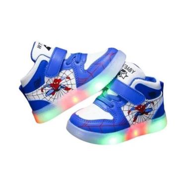 Imagem de Tênis LED Do Homem-Aranha Para Crianças Meninos E Meninas, Sneakers Ca