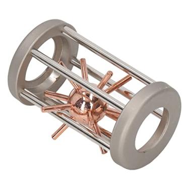 Imagem de TOPINCN Quebra-cabeça de Bola Com Pontas Presas, Câmara de Metal de Liga de Zinco, Brinquedo de Desbloqueio para Adultos para Melhorar As Habilidades Cognitivas de Amigos da Família No