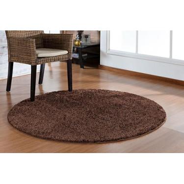 Imagem de Tapete redondo 2x2 100% antiderrapante não risca o piso pelo super mac