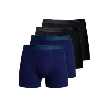 Imagem de Kit com 4 Cuecas Boxer Lupo com Abertura 660-003 Colorido, G