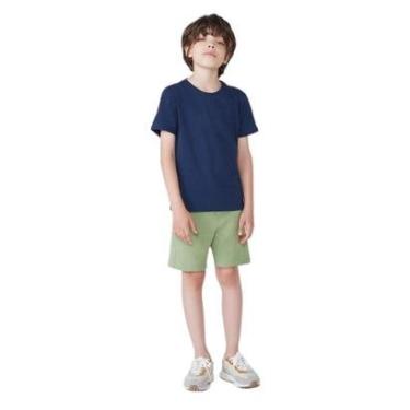 Imagem de Camiseta Básica Hering Kids Infantil Modelagem Regular-Unissex