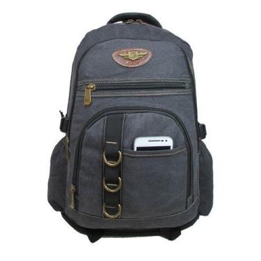 Imagem de Mochila Bolsa Lona Reforçada Kvn Fundo Expansivo 50 Litros  - Keuven, 