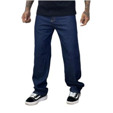 Imagem de Calça Jeans Masculina Balão Baggy Dazzling Reta, Jeans escuro, G