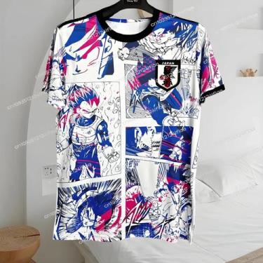 Imagem de Camiseta De Futebol Anime Dragon Ball Z Para Homens Adultos, Camiseta 