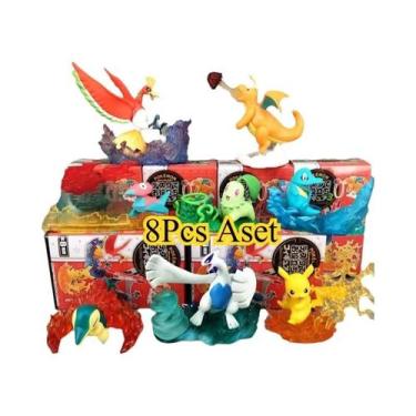 Imagem de Figuras De Anime Pikachu E Eevee Em Caixa Surpresa, Brinquedos E Ornam