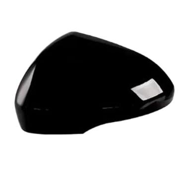 Imagem de Acessórios do carro exterior espelho retrovisor capa espelhos laterais habitação cor escudo pintado compatível com ford mondeo 2013 2014 2015 2016-2020(1pcs black left)