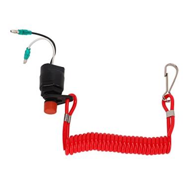 Imagem de SPYMINNPOO Chave de Parada do Motor de Popa do Barco, Material Abs Durável para Uso Marinho de Emergência para T40 T60
