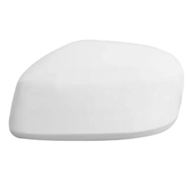 Imagem de Acessórios do carro espelhos laterais capa retrovisor asa espelho sem tipo de lâmpada compatível com honda city 2009 2010 2011 2012 2013 2014(1pcs taffeta white L)