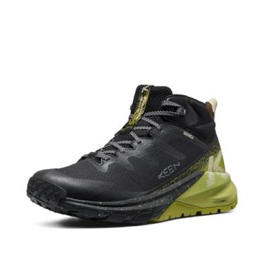 Imagem de KEEN Targhee Apex Tênis masculino de altura média, durável, leve, confortável, à prova d'água, Cipreste preto/dourado, 46