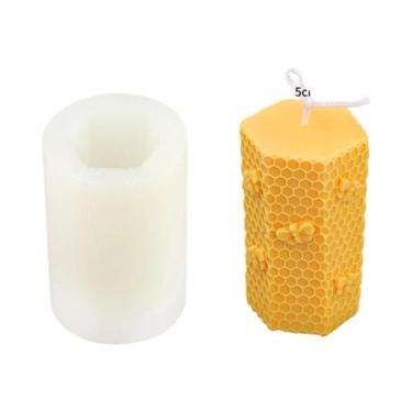 Imagem de Molde De Silicone 3D Para Velas Em Forma De Abelha, Sabonete DIY, Gess