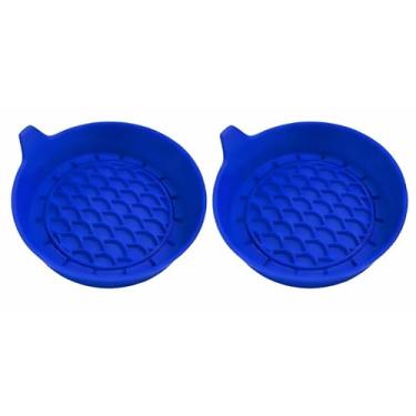 Imagem de Porta-copos de silicone para carro, 2 unidades, forros universais antiderrapantes, inserções de tapete de copo à prova de derramamento, acessórios de interior de carro duráveis para a maioria dos