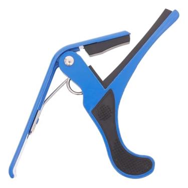 Imagem de Capotraste Azul Com Haste Longa Para Violão E Guitarra Waver