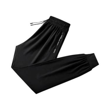 Imagem de Calça Masculina de Verão em Gelo Seda - Secagem Rápida, Casual e Perna