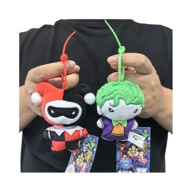 Imagem de Chaveiro De Pelúcia De 9cm Batman Superman Harley Quinn Coringa DC Lig