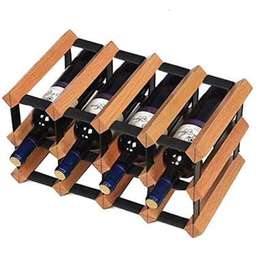 Imagem de Suporte para garrafa de vinho para sala de estar, comporta 12 garrafas, vinho, casa, cozinha, refrigerante, refrigerante