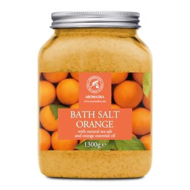 Imagem de Sal de banho laranja 1300 g - Banho - Cuidados com o corpo - Bem-estar - Spa - Banho