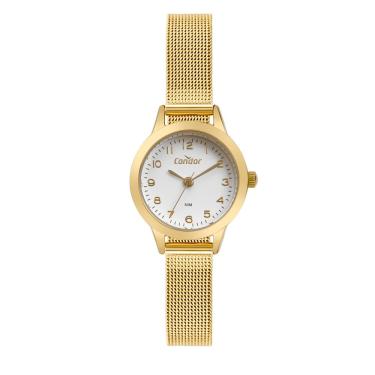 Imagem de Relógio Condor Feminino Ref:Co2035mzs/4k Clássico Mesh Dourado