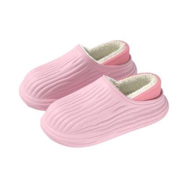Imagem de Chinelos De Algodão Para O Inverno Femininos, Quentes, Antiderrapantes